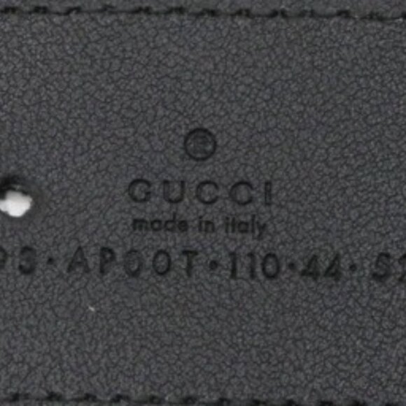 Gucci GG Marmont Black Leather Belt with Gold Buckle Size 110/44 - Picture 15 of 16